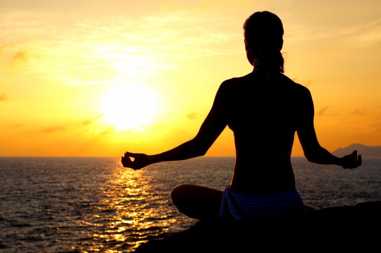 Meditating by the Sea